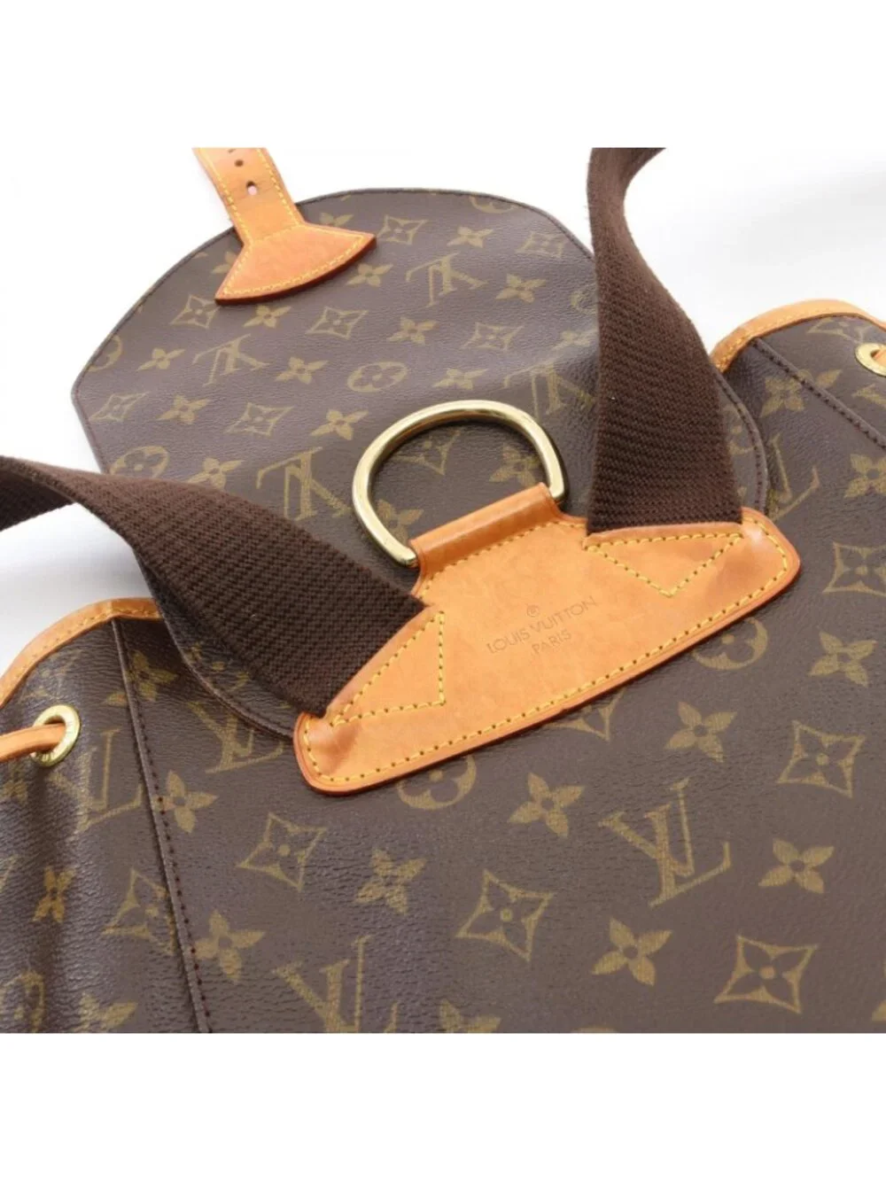 Louis Vuitton Backpack Montsouris GM Canvas Leather